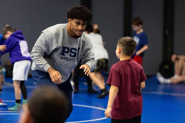 GALLERY: Carter Starocci, top wrestlers teach at 4th annual wrestling "Camp of Champs"